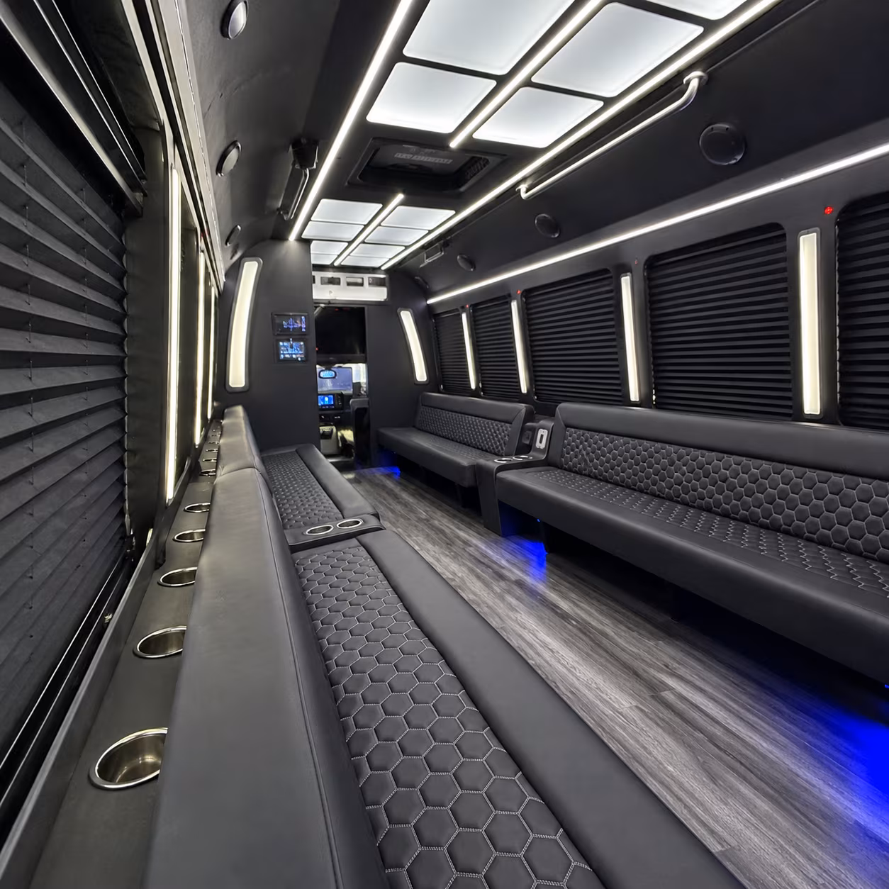 alexandria party bus rentals inside