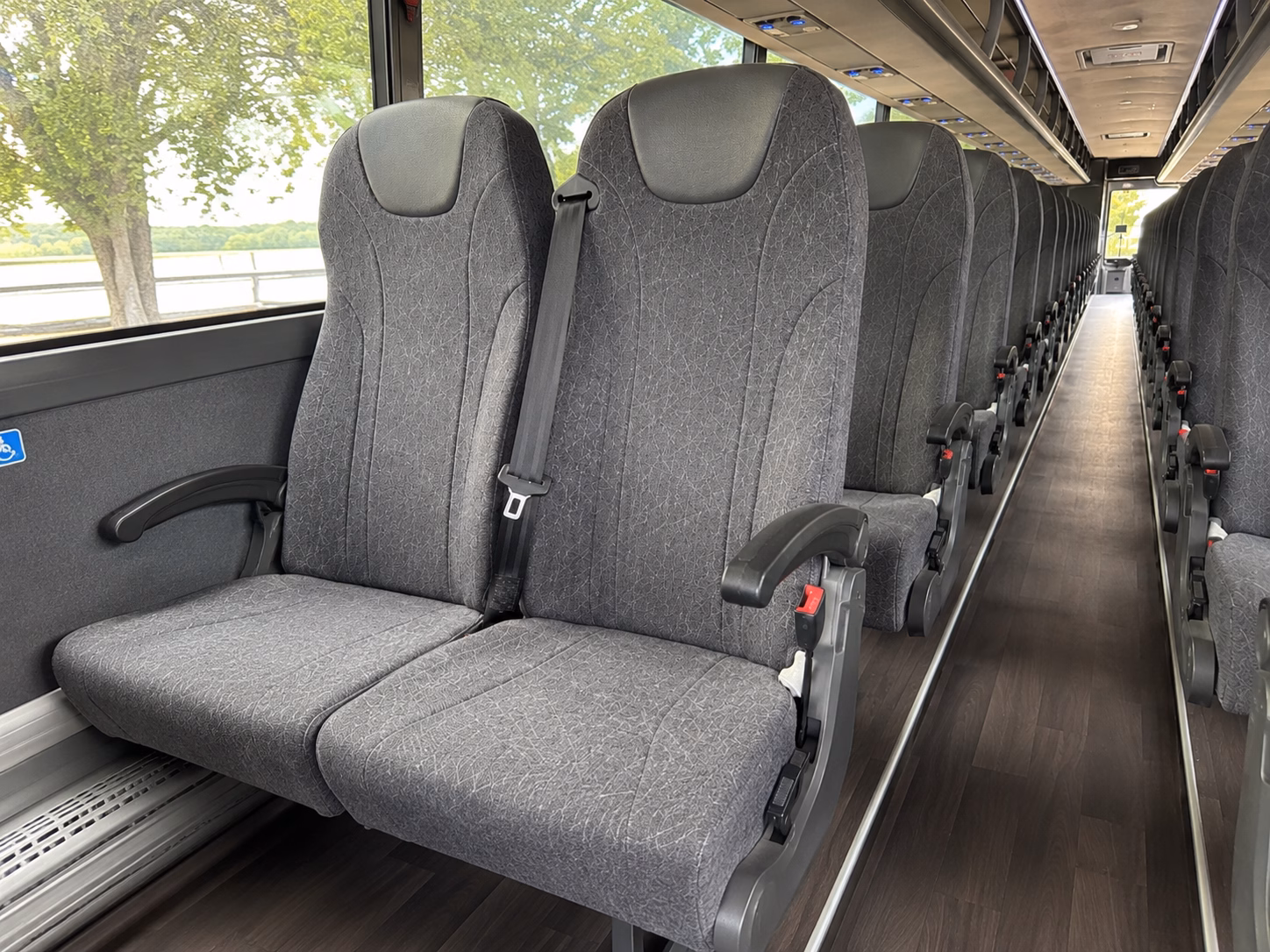 alexandria school event transportation onboard seating