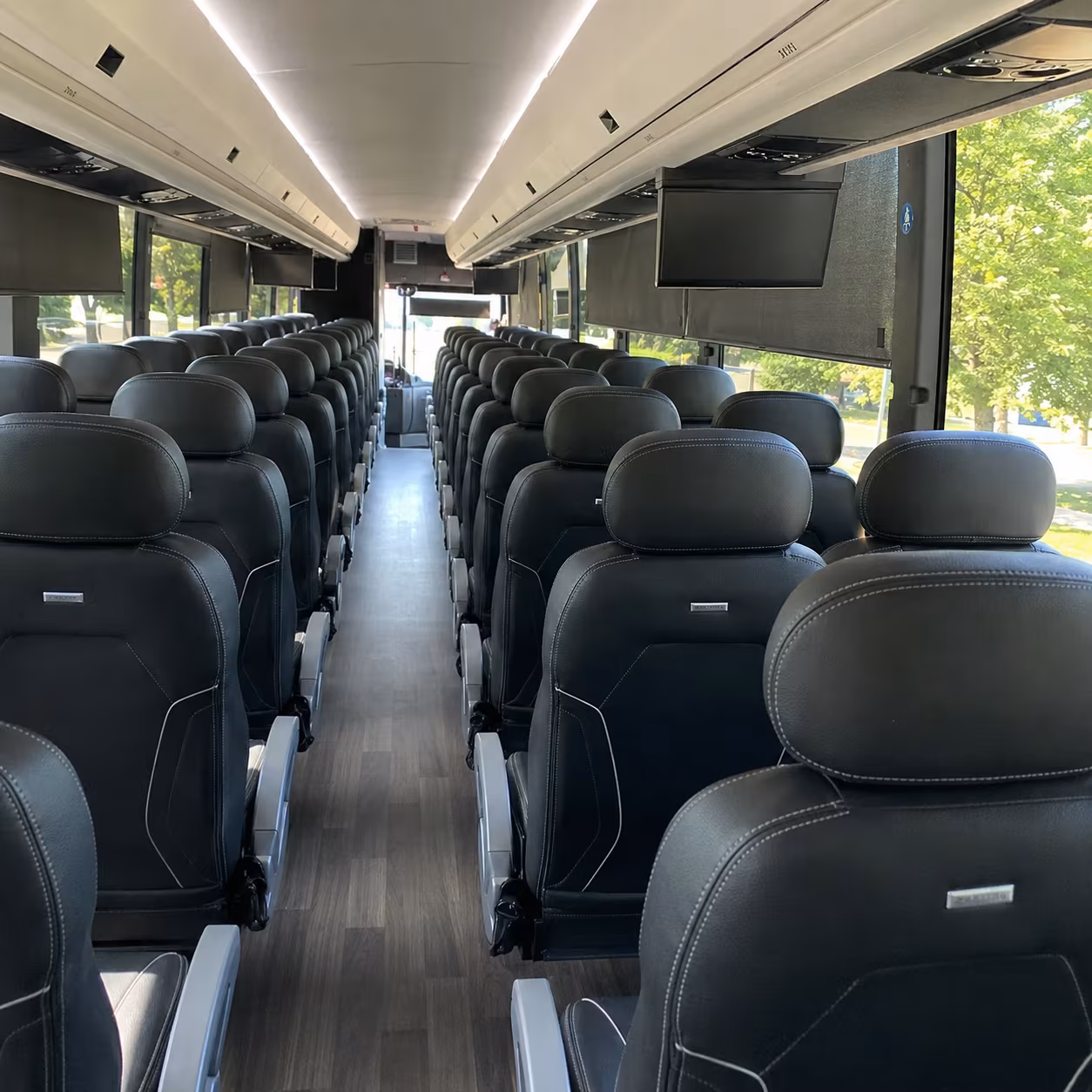 alexandria wine tour brewery transportation onboard seating