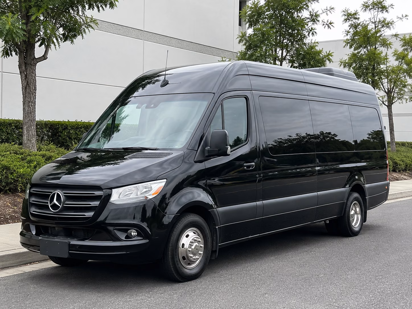 sprinter vans and buses for corporate wine tour outings near amazon hq2